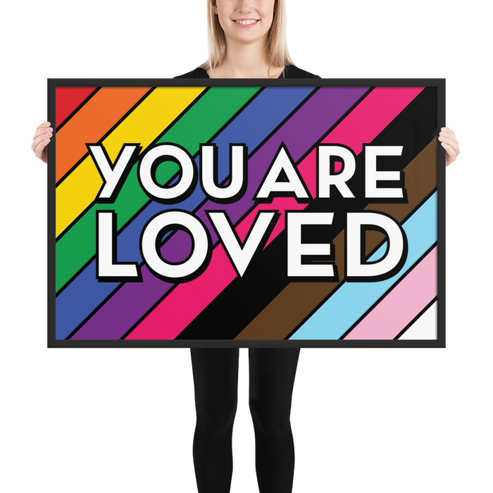 "You Are Loved" Poster Print
