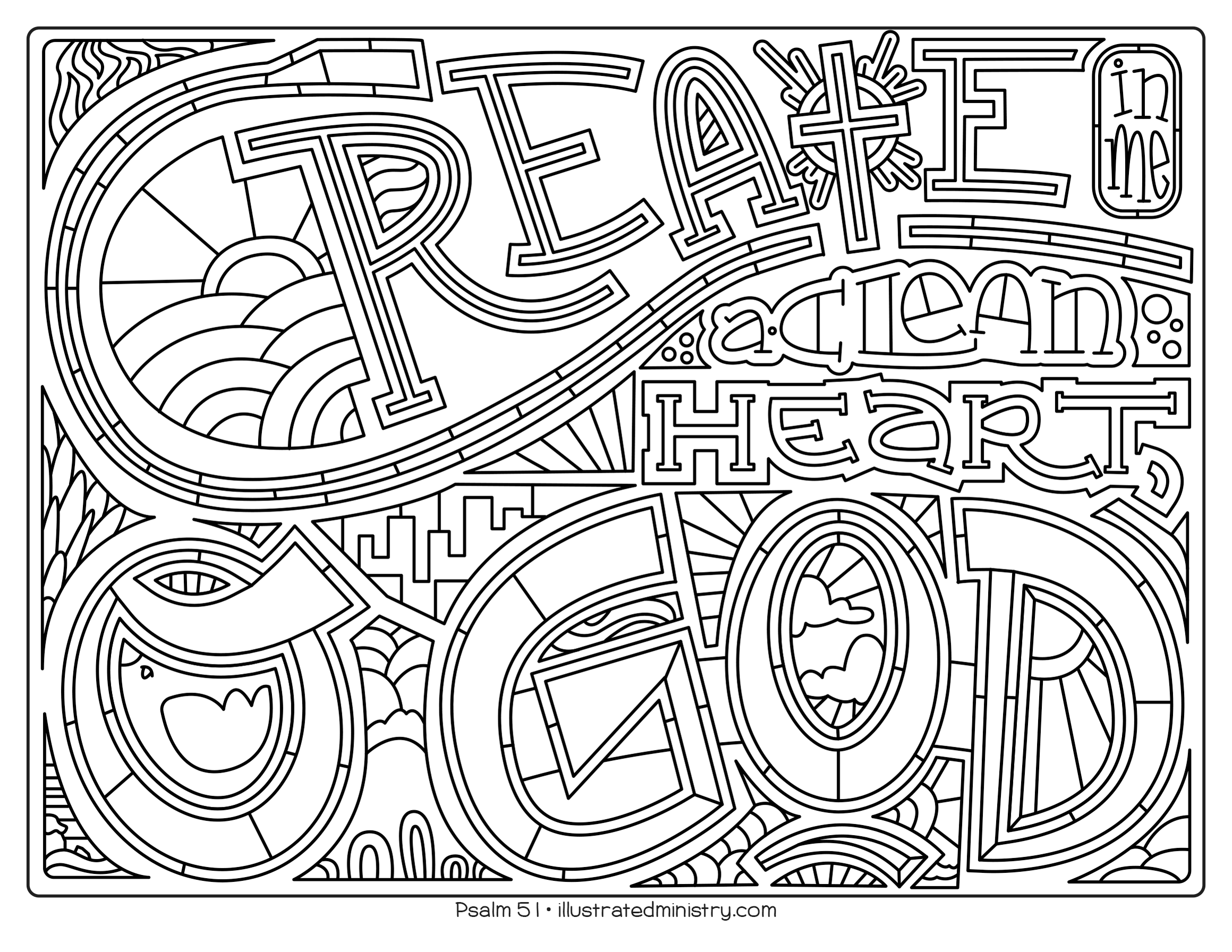 Bible Story Coloring Pages: Spring 2021 — Illustrated Ministry