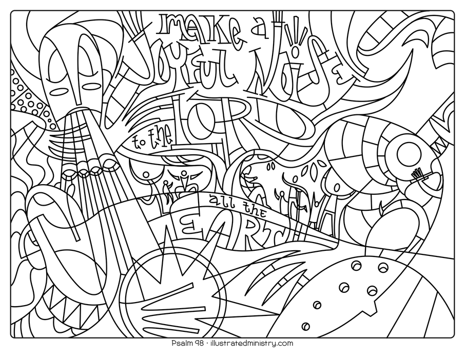 Bible Story Coloring Pages: Spring 2021