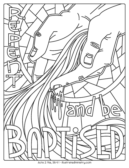 Bible Story Coloring Pages: Spring 2020