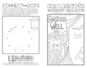 Children's worship bulletin - summer