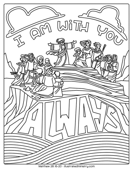 Bible Story Coloring Pages: Summer 2020