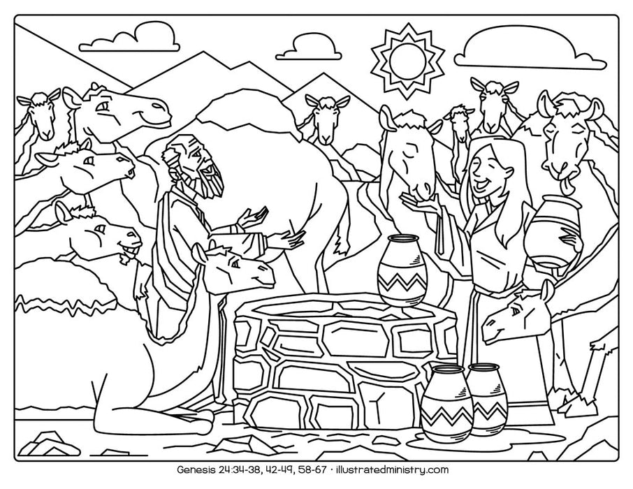 Bible Story Coloring Pages: Summer 2020