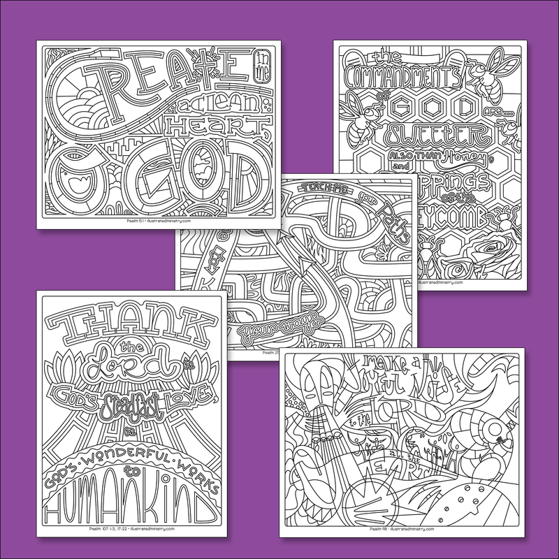 Bible Story Coloring Pages: Spring 2021 (Year B)