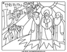 Jesus Bible story coloring page